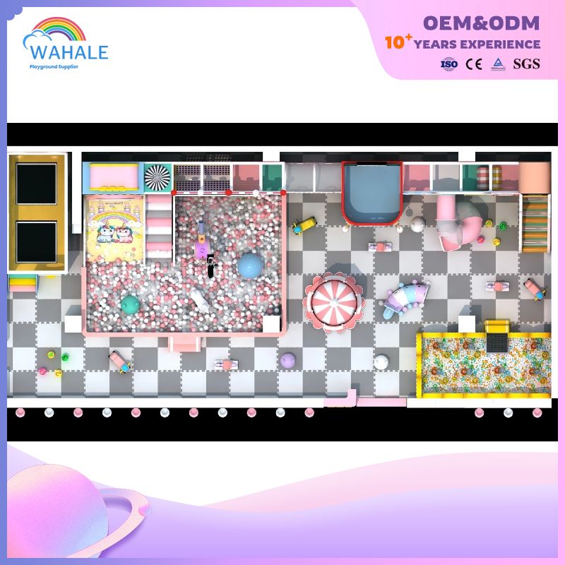 Kindergarten Indoor Fantasy Playground Customized Children's Sports Amusement Park Equipment