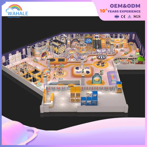 Orange Children's Soft Decoration Playground Customized Indoor Children's Interactive Soft Decoration Play Area