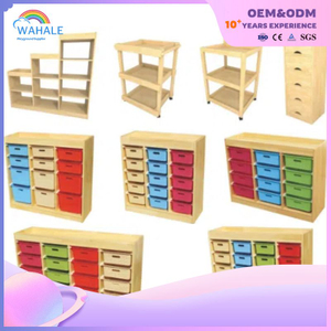 Children's Indoor Solid Wood Cabinet Toy Cabinet Clothing Cabinet Amusement Equipment Wholesale