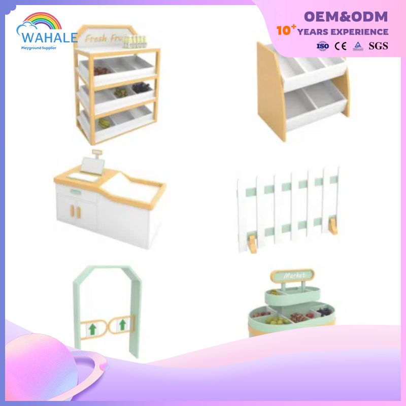 Shopping Area Kitchen Area Indoor Role Play Children's Play Equipment Wholesale