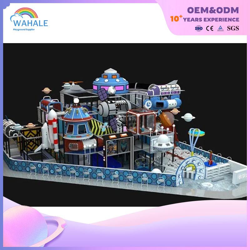 Video Game Theme Customized Children's Large Indoor Playground Physical Training Facilities