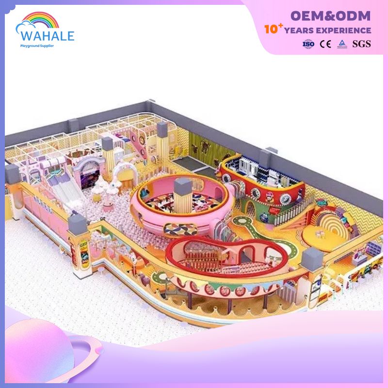 Circus Color Custom Children's Indoor Soft Decoration Interactive Playground Equipment