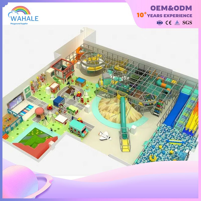 Mall indoor forest theme customized children's indoor soft decoration parent-child interactive playground