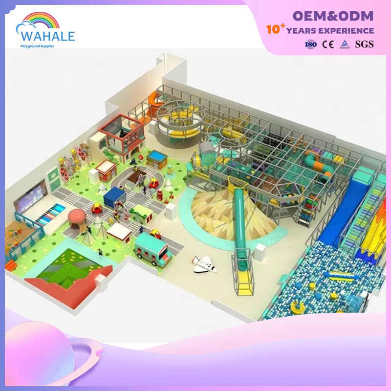 Mall indoor forest theme customized children's indoor soft decoration parent-child interactive playground