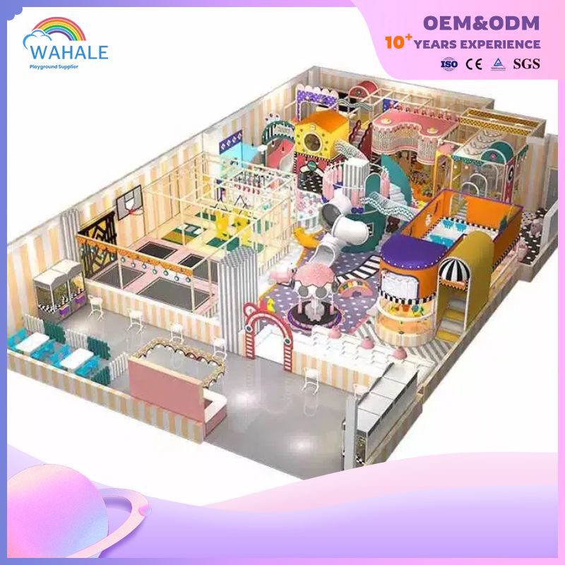 Early Education Center Indoor Pink Custom Soft Decoration Children's Playground Equipment Wholesale