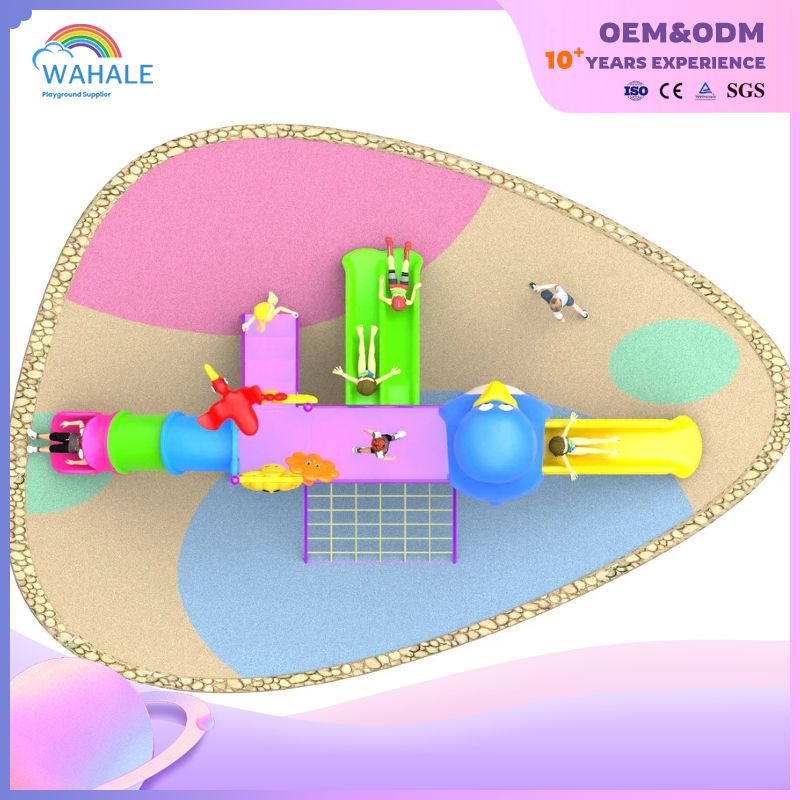 Happy Outdoor Sports Amusement Equipment Set Customized Children's Amusement Park Facilities Wholesale