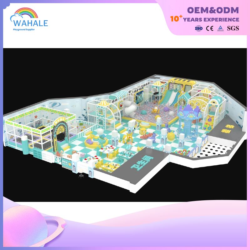 Blue Indoor Physical Training Amusement Park Customized Indoor Children's Sports Playground Equipment