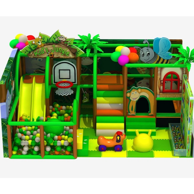 double yellow plastic slide