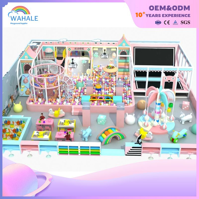 Soft Playground Children's Playground Equipment Indoor Bright Cheer Playground