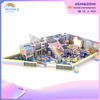 Kindergarten Interior Purple Custom Soft Cover Fantasy Playground Equipment Dealer