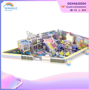 Kindergarten Interior Purple Custom Soft Cover Fantasy Playground Equipment Dealer