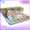 Shopping Mall Interior Color Castle Shape Park Customized Children's Soft Installation Through The Playground Facilities
