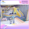 Kindergarten Interior Purple Soft Decoration Castle Theme Customized Playground Equipment Manufacturer