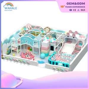 Kindergarten Indoor Blue Pink Dream Children Indoor Soft Decoration Playground Customized Equipment