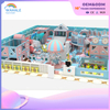 Blue Custom Children's Castle Style Playground Equipment Indoor Fantasy Theme Amusement Park Equipment Sale