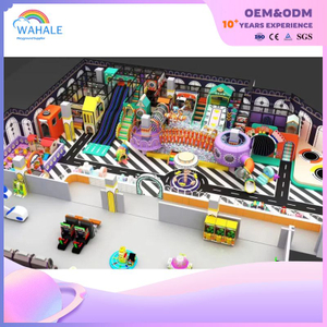 Cartoon Theme Customized Children's Soft Outfit Playground Macaron Color Indoor Sports Park Distributor