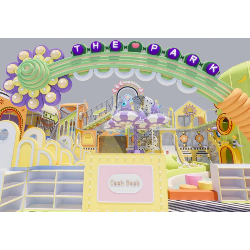 Large alien flying saucer shaped ball blower