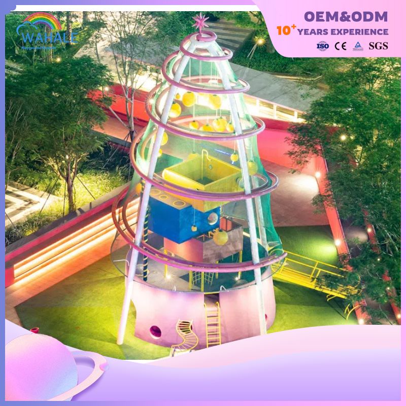 Scenic Area Outdoor Acorn Shape Custom Children's Paradise Equipment Supplier