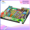 Sales Center Indoor Forest Theme Custom Soft Decoration Children Crossing Interactive Play Equipment Dealer