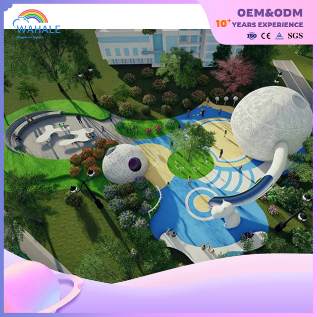 Space Theme Customized Children's Physical Training Playground Equipment Wholesale