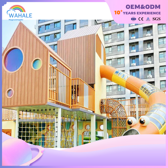 Outdoor Marine Theme Customized Children's Slide Playground Equipment Wholesale