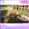 Kindergarten Outdoor Cartoon Wooden Children Sports Playground Equipment Supplier