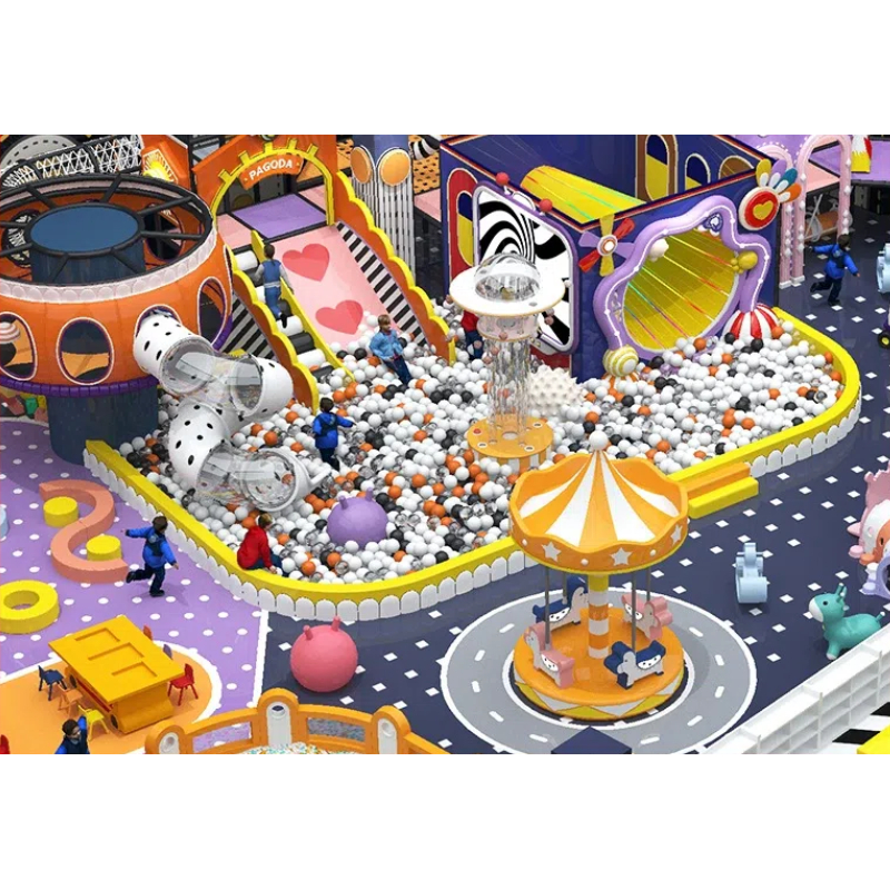 Pumpkin shape game tower