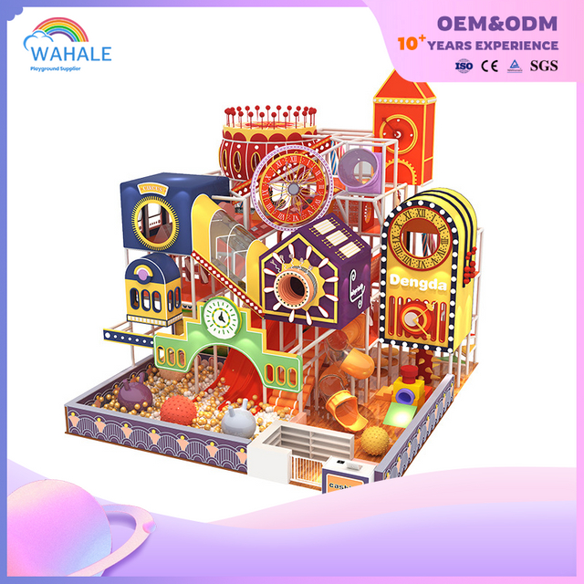 Shopping Center Indoor Red Castle Theme Customized Children's Ocean Ball Pool Playground Equipment Dealer