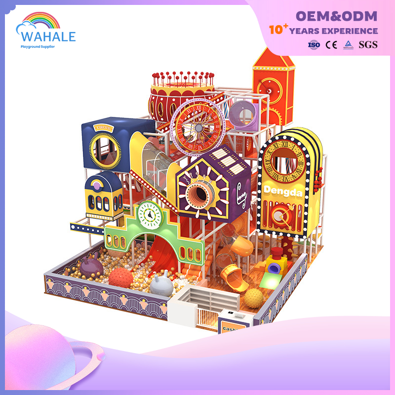 Shopping Center Indoor Red Castle Theme Customized Children's Ocean Ball Pool Playground Equipment Dealer