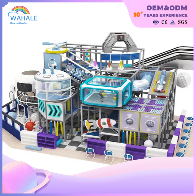 Sales Center Indoor Interplanetary Theme Customized Children's Soft Playground Equipment