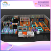 Racing Town Theme Custom Indoor Soft Parkour Children Trampoline Park Equipment Wholesale