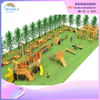 Scenic Area Outdoor Yellow Crown Modeling Custom Children's Outdoor Playground Equipment Wholesale