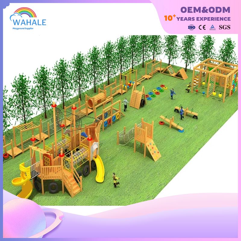 Scenic Area Outdoor Yellow Crown Modeling Custom Children's Outdoor Playground Equipment Wholesale