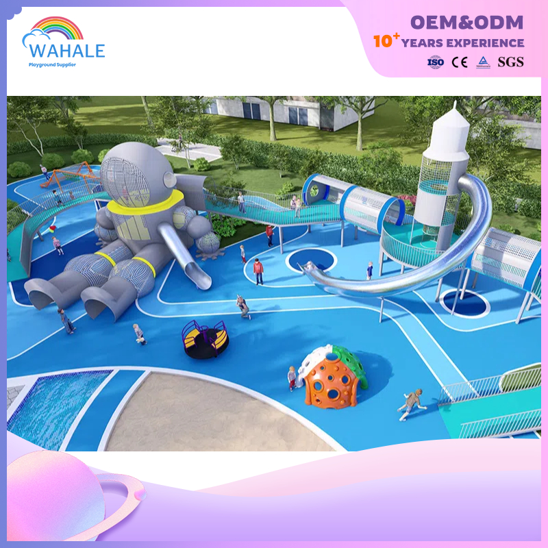Scenic Spot Outdoor Space Astronaut Theme Customized Children's Playground Equipment Dealer