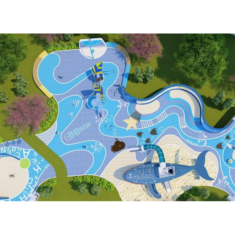 Children's maze shaped like a whale