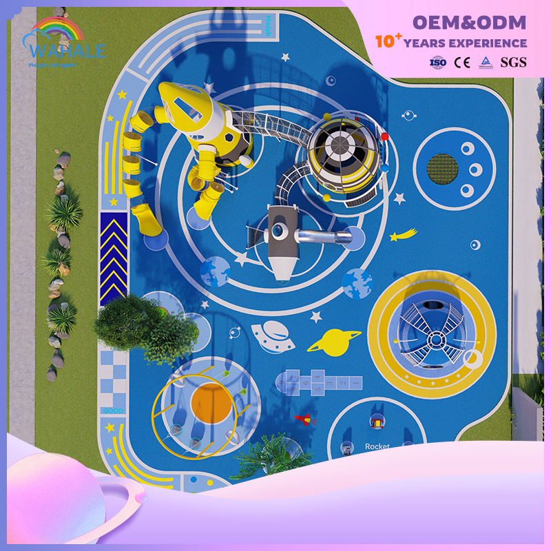 Sales Center Outdoor Space Theme Customized Playground Children Physical Exercise Playground Equipment