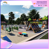 Park Outdoor Green Cartoon Style Slide Park Customized Children's Exercise Amusement Equipment Wholesale