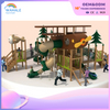 Outdoor Garden Forest Theme Customized Children's Wooden Playground Equipment Supplier