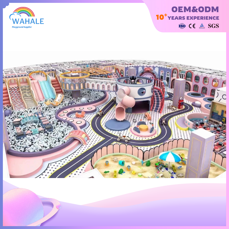 Indoor Dream Castle Modeling Customized Children's Soft Outfit Interactive Playground Equipment
