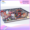 Sales Department Interior Purple Castle Theme Customized Children's Cartoon Playground Equipment