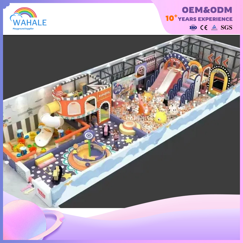 Shopping Mall Indoor Cartoon Animation Theme Customized Children's Soft Decoration Playground Facilities