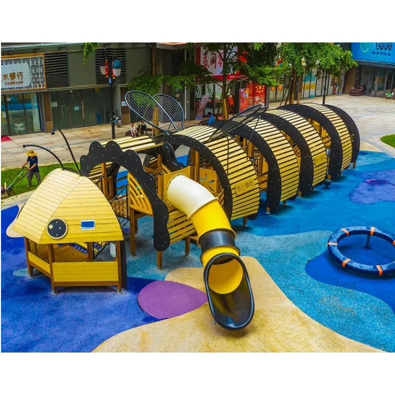 Wasp shaped wooden maze