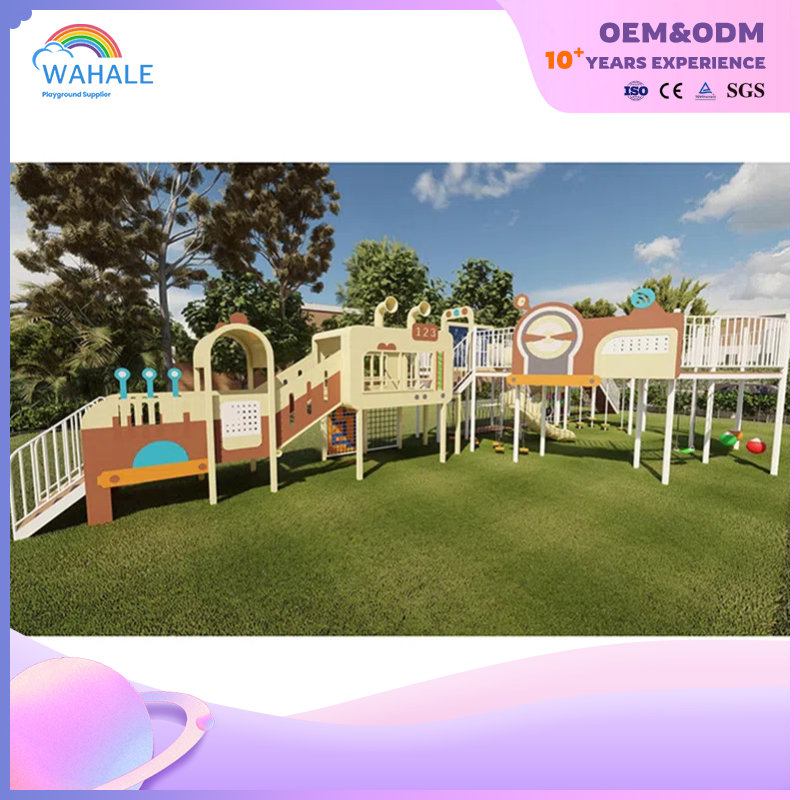 Scenic Spot Outdoor Cartoon Shape Customized Children's Maze Playground Equipment Wholesale