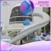 Outdoor Children's Cartoon Egg Stainless Steel Slide in Shopping Mall Non-powered Playground Equipment