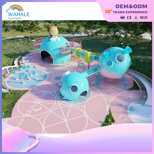Park Outdoor Blue Planet Modeling Custom Children's Playground Equipment Dealer