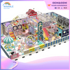 A 210-square-meter Indoor Colorful Robot-shaped Customized Children's Maze Playground Equipment in A Shopping Mall