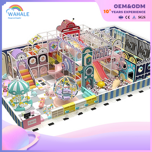 A 210-square-meter Indoor Colorful Robot-shaped Customized Children's Maze Playground Equipment in A Shopping Mall