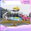 A Custom-made Children's Playground in The Shape of A Small Yellow Duck with A Hollow Design Outdoors in The Scenic Area