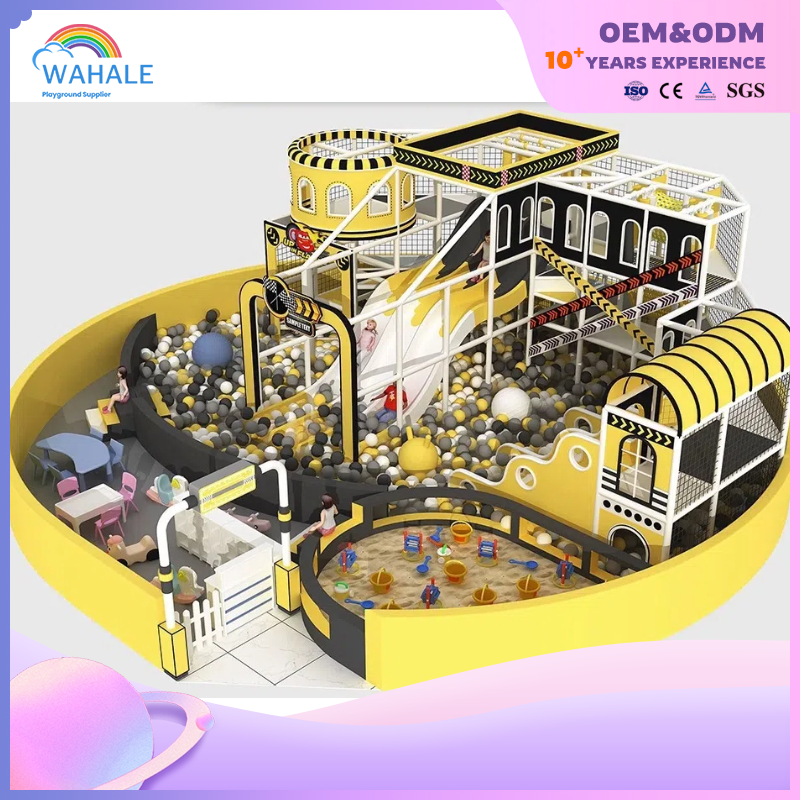 A 190-square-meter Indoor Space Castle-themed Customized Children's Ocean Ball Pool Playground Facility in The Shopping Mall