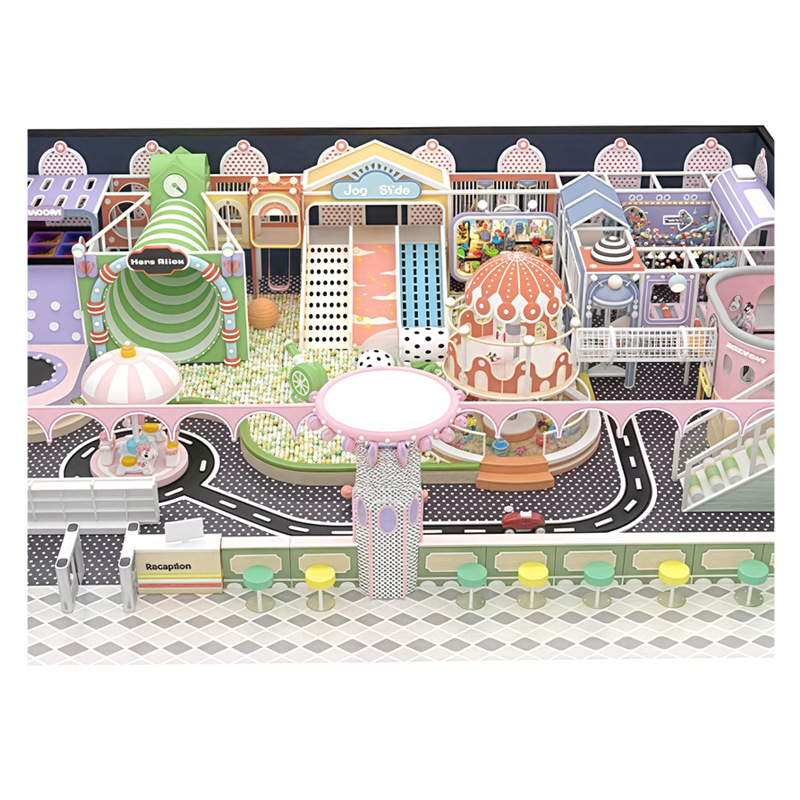 Flower umbrella pattern-shaped tower